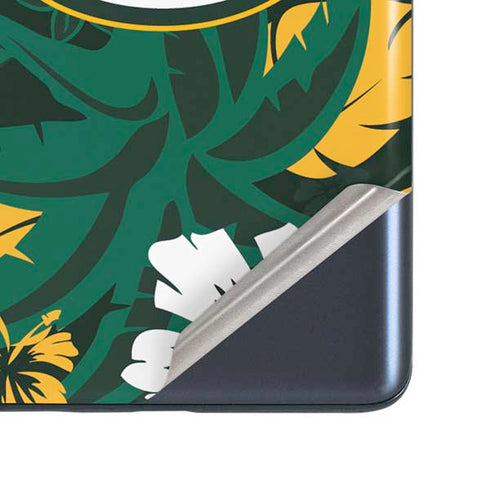 NFL Green Bay Packers Tropical Print Galaxy S20 Fan Edition Skin