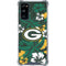 NFL Green Bay Packers Tropical Print Galaxy S20 FE Clear Case