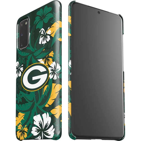 NFL Green Bay Packers Tropical Print Galaxy S20 Lite Case