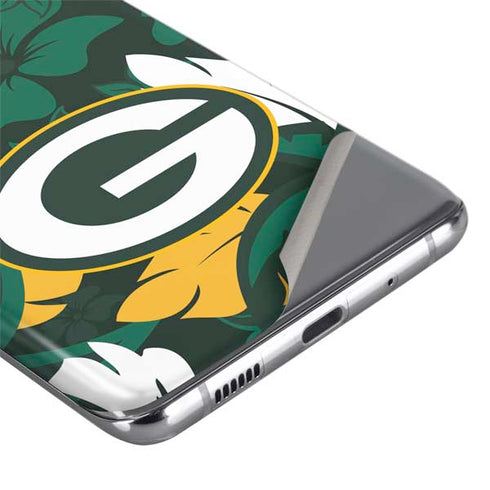 NFL Green Bay Packers Tropical Print Galaxy S20 Ultra 5G Skin