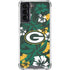 NFL Green Bay Packers Tropical Print Galaxy S21 5G Clear Case