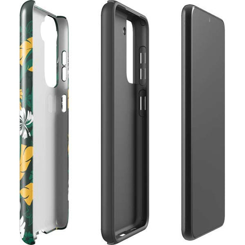 NFL Green Bay Packers Tropical Print Galaxy S21 FE Pro Case