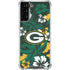 NFL Green Bay Packers Tropical Print Galaxy S21 Plus 5G Clear Case