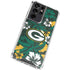 NFL Green Bay Packers Tropical Print Galaxy S21 Ultra 5G Clear Case