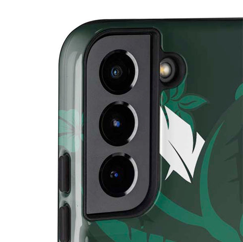 NFL Green Bay Packers Tropical Print Galaxy S22 Pro Case