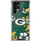 NFL Green Bay Packers Tropical Print Galaxy S22 Ultra Clear Case