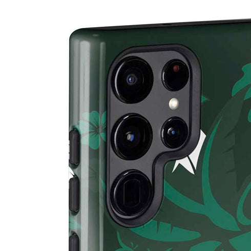 NFL Green Bay Packers Tropical Print Galaxy S22 Ultra Pro Case