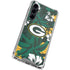 NFL Green Bay Packers Tropical Print Galaxy S23 FE Clear Case