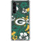NFL Green Bay Packers Tropical Print Galaxy S23 Plus Clear Case