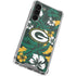NFL Green Bay Packers Tropical Print Galaxy S23 Plus Clear Case