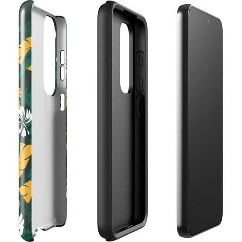 NFL Green Bay Packers Tropical Print Galaxy S23 Plus Pro Case