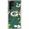NFL Green Bay Packers Tropical Print Galaxy S24 Ultra Clear Case