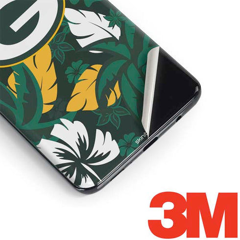 NFL Green Bay Packers Tropical Print Galaxy S9 Skin