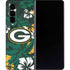 NFL Green Bay Packers Tropical Print Galaxy Z Fold4 5G Skin