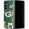 NFL Green Bay Packers Tropical Print Galaxy Z Fold4 5G Skin
