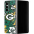 NFL Green Bay Packers Tropical Print Galaxy Z Fold4 5G Skin