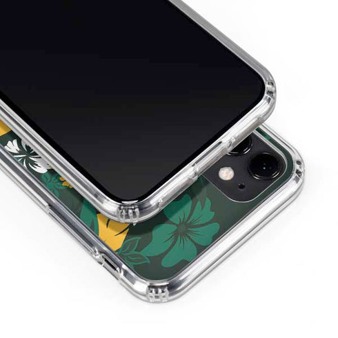 NFL Green Bay Packers Tropical Print iPhone 11 Clear Case
