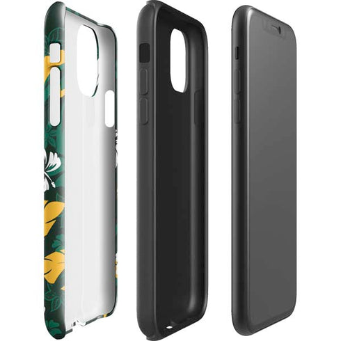NFL Green Bay Packers Tropical Print iPhone 11 Impact Case