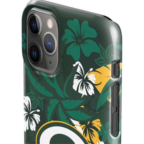 NFL Green Bay Packers Tropical Print iPhone 11 Pro Lite Case