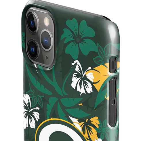 NFL Green Bay Packers Tropical Print iPhone 11 Pro Max Lite Case