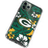 NFL Green Bay Packers Tropical Print iPhone 12 Pro Max Clear Case
