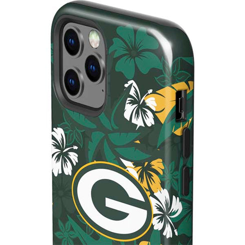 NFL Green Bay Packers Tropical Print iPhone 12 Pro Max Impact Case