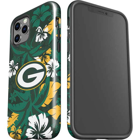 NFL Green Bay Packers Tropical Print iPhone 12 Pro Max Impact Case