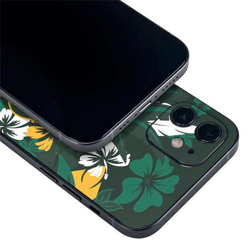 NFL Green Bay Packers Tropical Print iPhone 12 Skin