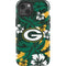 NFL Green Bay Packers Tropical Print iPhone 13 Impact Case