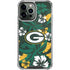 NFL Green Bay Packers Tropical Print iPhone 13 Pro Max Clear Case