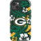 NFL Green Bay Packers Tropical Print iPhone 14 Impact Case
