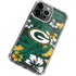 NFL Green Bay Packers Tropical Print iPhone 15 Pro Clear Case