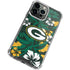 NFL Green Bay Packers Tropical Print iPhone 14 Pro Max Clear Case
