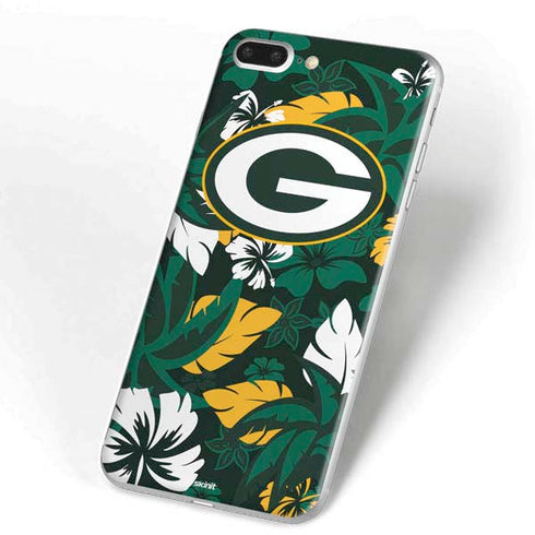 NFL Green Bay Packers Tropical Print iPhone 7 Plus Skin