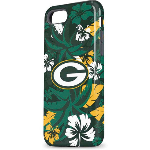 NFL Green Bay Packers Tropical Print iPhone 8 Pro Case