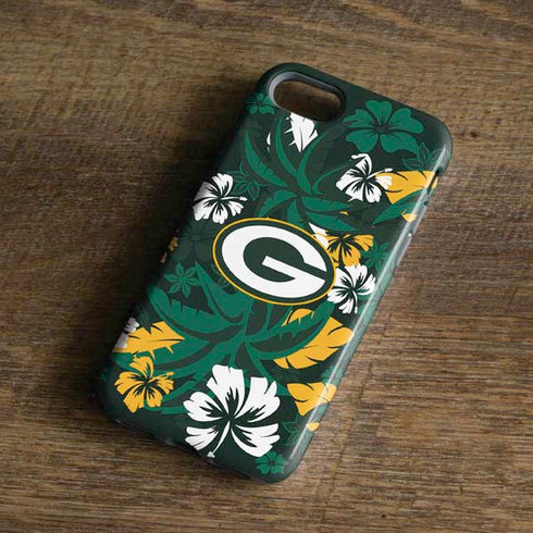 NFL Green Bay Packers Tropical Print iPhone 8 Pro Case