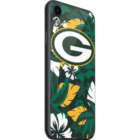 NFL Green Bay Packers Tropical Print iPhone SE (2nd & 3rd Gen) Skin