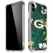 NFL Green Bay Packers Tropical Print iPhone XS Max Clear Case
