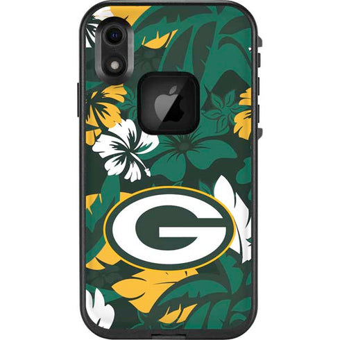 NFL Green Bay Packers Tropical Print LifeProof Fre iPhone Skin