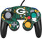 NFL Green Bay Packers Tropical Print Nintendo GameCube Controller Skin