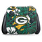 NFL Green Bay Packers Tropical Print Nintendo Switch (2017-2021) Joy-Con Controller Skin