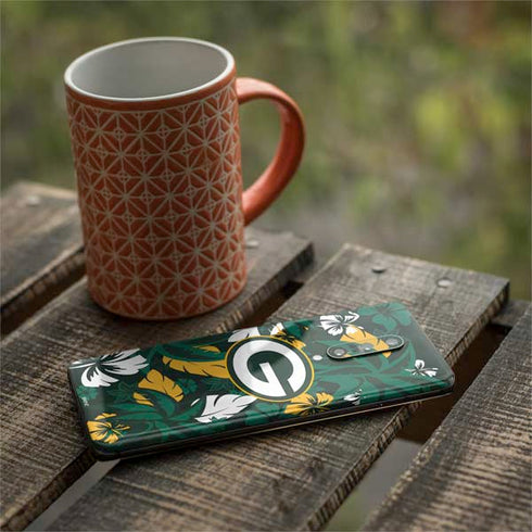 NFL Green Bay Packers Tropical Print OnePlus 7 Pro Skin