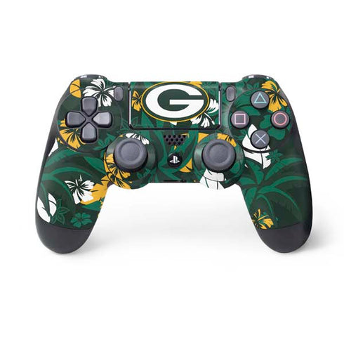 NFL Green Bay Packers Tropical Print PS4 Controller Skin