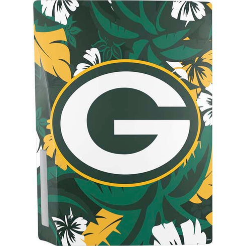 NFL Green Bay Packers Tropical Print PS5 Bundle Skin
