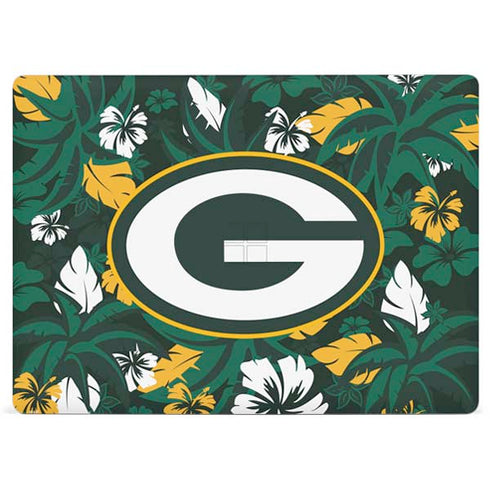 NFL Green Bay Packers Tropical Print Surface Laptop 3 13.5in Skin
