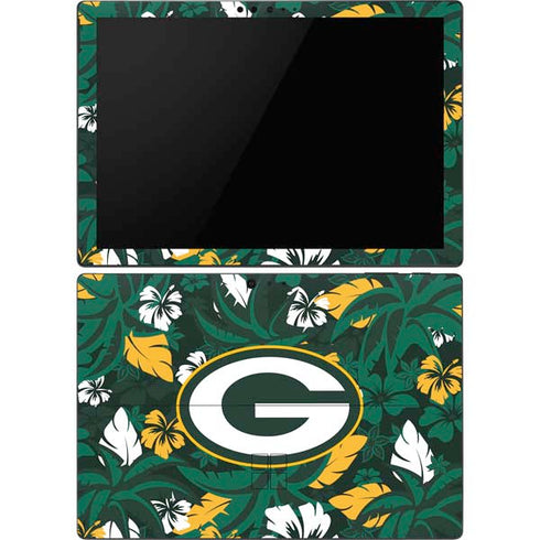 NFL Green Bay Packers Tropical Print Surface Pro 6 Skin