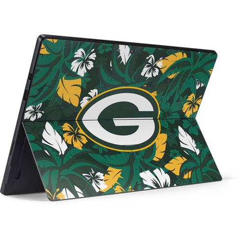 NFL Green Bay Packers Tropical Print Surface Pro 6 Skin