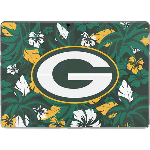 NFL Green Bay Packers Tropical Print Surface Pro 8 Skin