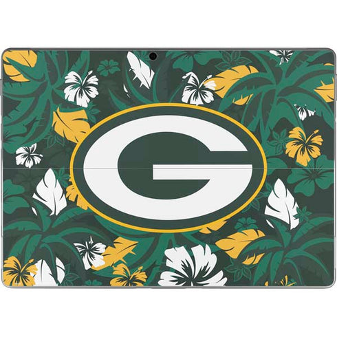 NFL Green Bay Packers Tropical Print Surface Pro 9 Skin
