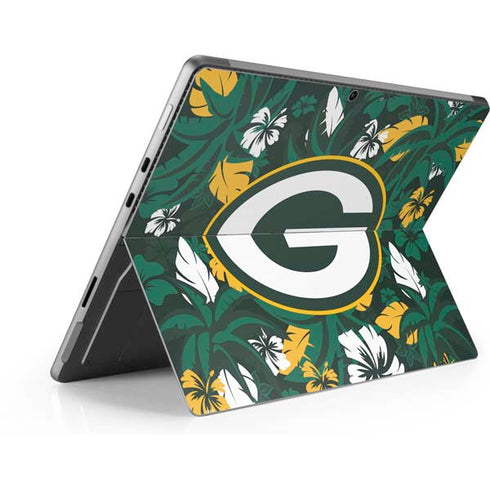 NFL Green Bay Packers Tropical Print Surface Pro 9 Skin